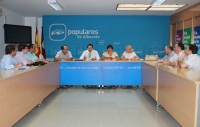 En la imagen la reunión del Comité de Dirección del PP de Albacete.