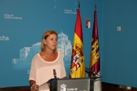 La presidenta del PP-CLM, María Dolores Cospedal.