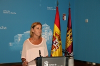 La presidenta del PP-CLM, María Dolores Cospedal.