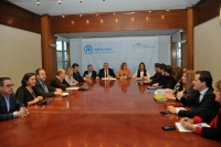 Reunión de Cospedal con el Grupo Parlamentario Popular.