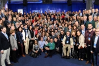 Delegación del PP de Castilla-La Mancha en la convención nacional del PP en Madrid.