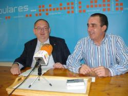 Dimas Cuevas y Manuel Mínguez, en Hellín.