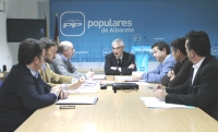 Imagen de la Comisión de Hacienda del PP de Albacete.