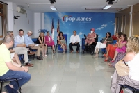 Reunión del Foro de Promoción Económica, Comercio y Hostelería del Partido Popular de Albacete