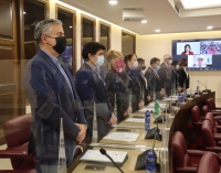 El Grupo Popular durante el Pleno celebrado en el Ayuntamiento de Albacete