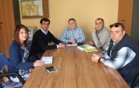 Javier cuenca, durante su reunión con la Asociación.