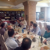 Almuerzo con alcaldes y portavoces del PP en La Manchuela.