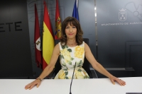 Gloria Reales, concejal del Grupo Popular en el Ayuntamiento de Albacete