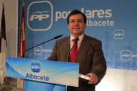 Francisco Molinero en rueda de prensa.