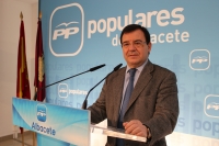 Francisco Molinero en rueda de prensa.