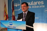 Francisco Molinero en rueda de prensa.