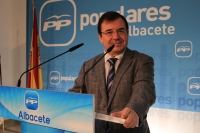 Francisco Molinero en rueda de prensa.