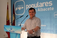 Francisco Molinero en rueda de prensa.