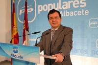 Francisco Molinero en rueda de prensa.