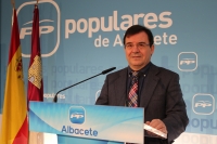 Francisco Molinero en rueda de prensa.