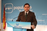 El presidente del PP de Albacete, Francisco Núñez.