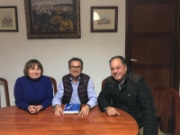 Carmen Laserna, Antonio Martínez y Francisco Garrido.