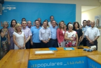 Comité ejecutivo del PP de Hellín.