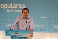 Francisco Núñez, en la sede provincial del PP.