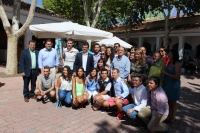 Encuentro con NNGG en la Feria de Albacete.