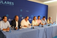 Comité Ejecutivo del PP-CLM en Albacete, presidido por María Dolores Cospedal.