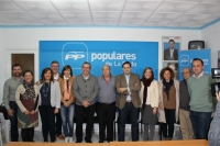 Reunión en La Roda entre las candidaturas y los afiliados.