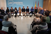 Reunión en la sede provincial del PP.