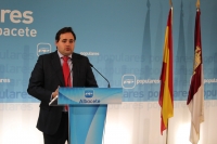 Francisco Núñez, en la sede provincial del PP.