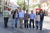 Paco Núñez, con la candidatura del PP en Balazote.