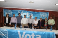 Francisco Núñez, junto a la candidatura de Ossa de Montiel.