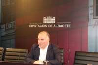 Constantino Berruga, durante la rueda de prensa.