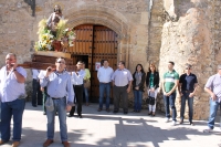 Paco Núñez, en Munera, acompañó a San Isidro Labrador, en la romería de Munera.