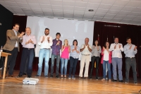 Paco Núñez, con la candidatura del PP de Villamalea.