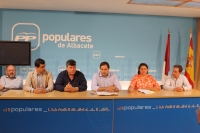 Reunión del Comité Ejecutivo Provincial, presidido por Francisco Núñez.