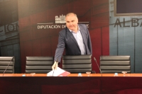 Constantino Berruga, en rueda de prensa.
