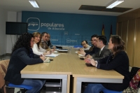 Reunión de la Comisión Provincial de Empleo del PP de Albacete.