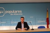 Juan Antonio Moreno, en la sede provincial.