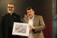 José Valtueña y Antonio Serrano, en la rueda de prensa.
