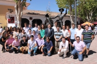 NNGG en la Feria de Albacete, junto a Francisco Núñez y Antonnio Martínez.