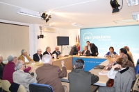 Reunión en la sede provincial del PP.