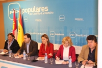 Encuentro de Cospedal con alcaldes del PP.