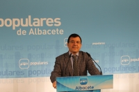 Francisco Molinero, en la sede provincial del PP.