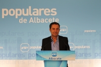 Antonio Martínez, en la sede provincial del PP.