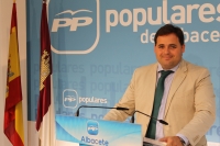 Francisco Núñez, en la sede provincial del PP.