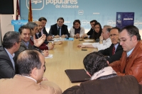 Reunión del comité de dirección del PP de Albacete.