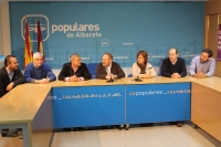 Reunión en la sede provincial del PP.