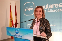 Inmaculada López en rueda de prensa.