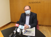 Javier Sánchez, alcalde de Almansa.