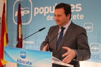 José Luis Teruel en rueda de prensa.
