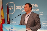 José Luis Teruel en rueda de prensa.